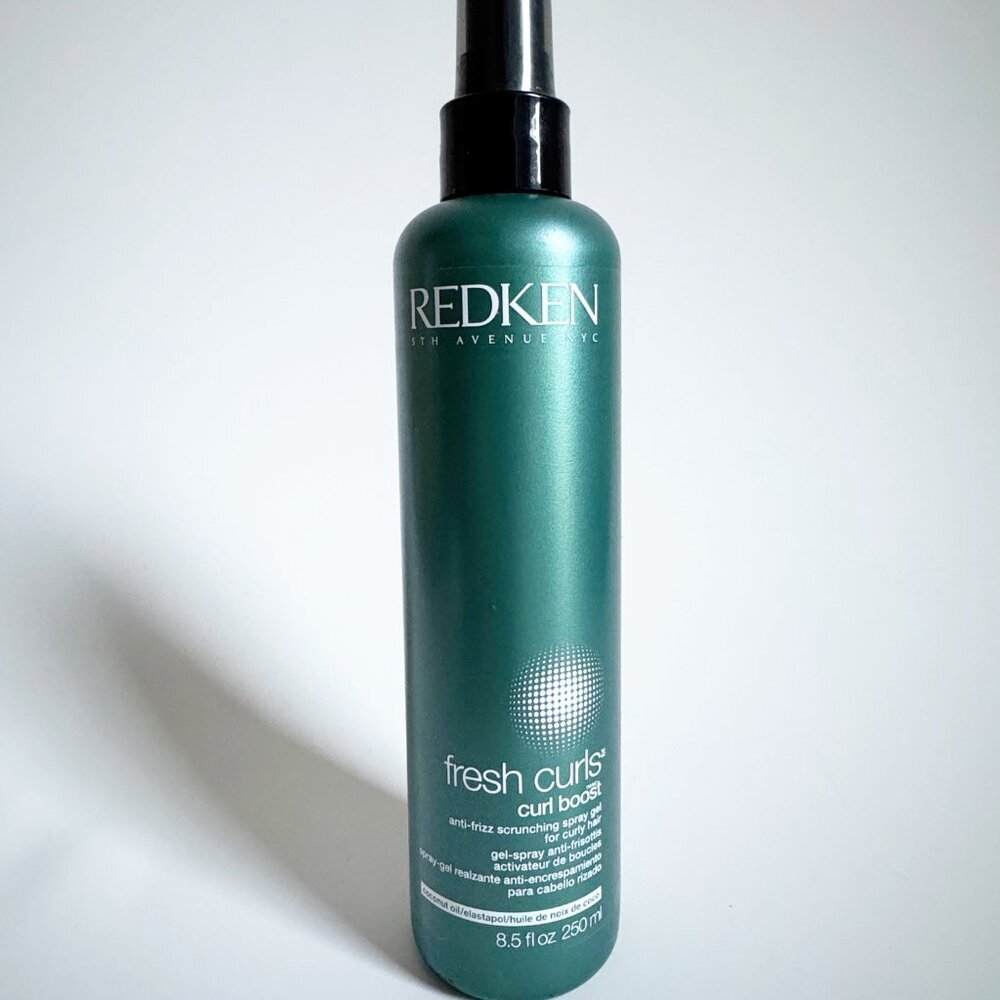 Redken fresh curls, curls boost anti-friss spray gel